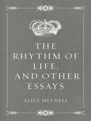 cover image of The Rhythm of Life, and Other Essays